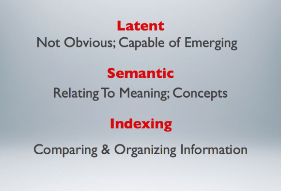 realizzazione siti web per google latent semantic indexing: cosa vuol dire?